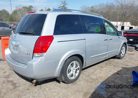 2007 Nissan Quest 3.5 S из США, поврежденный, VIN 5N1BV28U67N120004